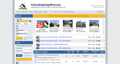 Desktop Screenshot of new.coloradospringsrent.com